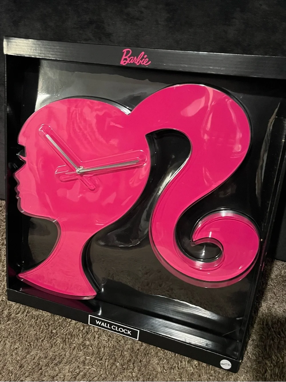🆕 Barbie Pink Silhouette Wall Clock